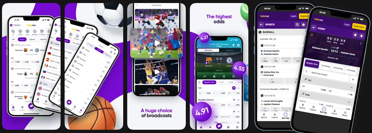Helabet Mobile App App Store Banner